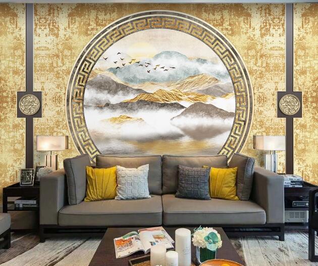 3D Foggy River WC2350 Wall Murals