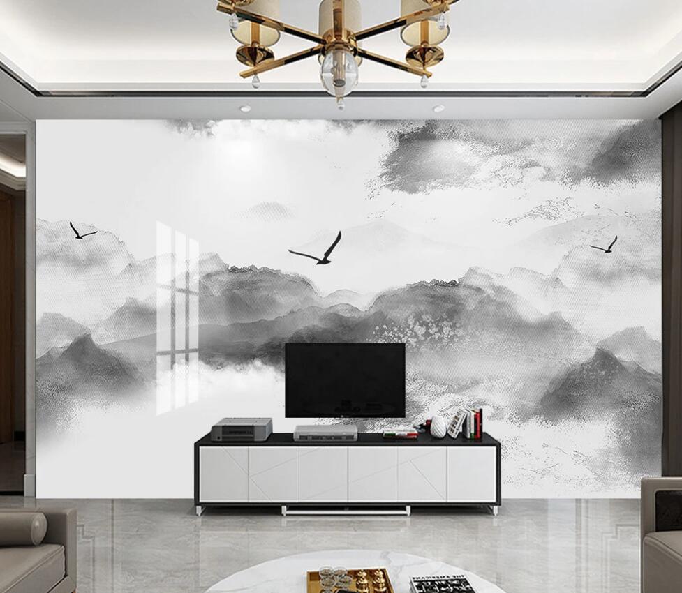 3D Ink Birds 1642 Wall Murals