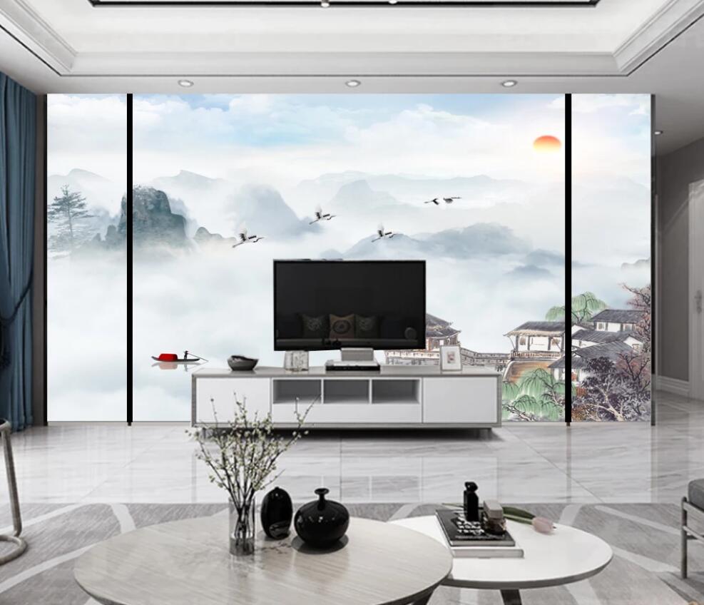 3D Comfortable And Distant View 1588 Wall Murals