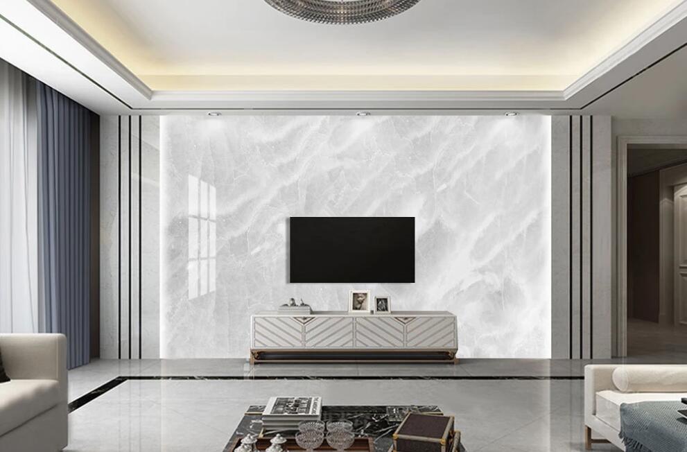 3D White Ripple Light 1597 Wall Murals