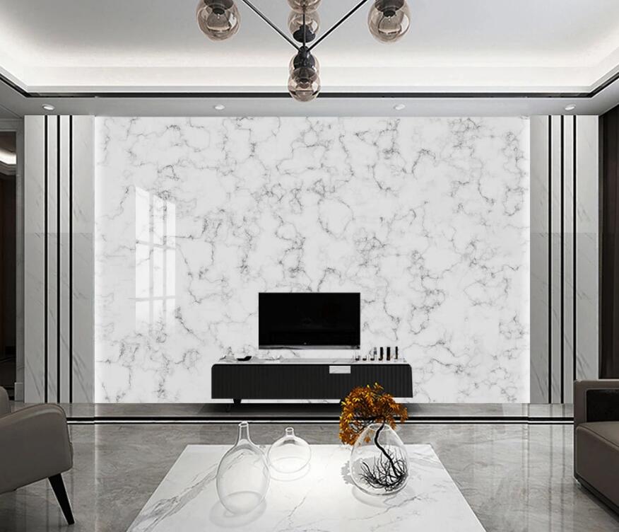 3D Simple White And Curved Black 1484 Wall Murals