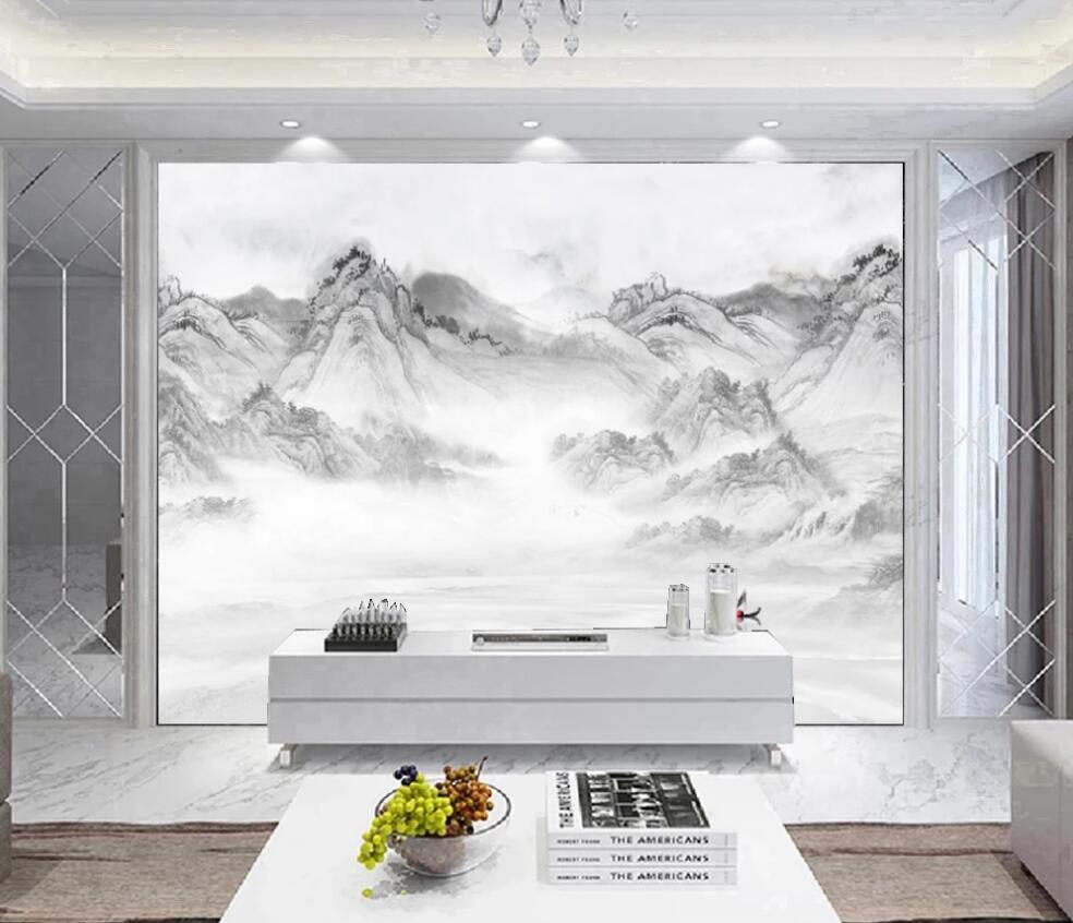 3D Exquisite Mountain Blooming 1452 Wall Murals