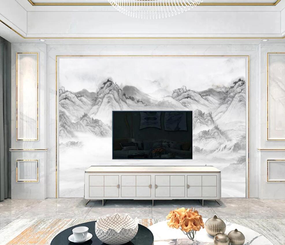 3D Exquisite Mountain Blooming 1452 Wall Murals