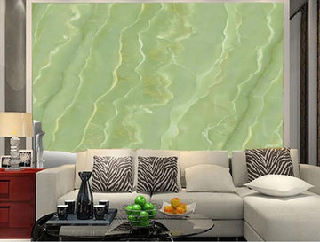 3D Green Ripple 1071 Wall Murals