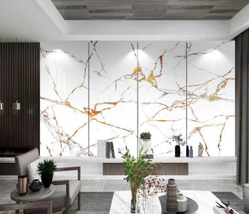 3D Golden Mesh Lines 1391 Wall Murals