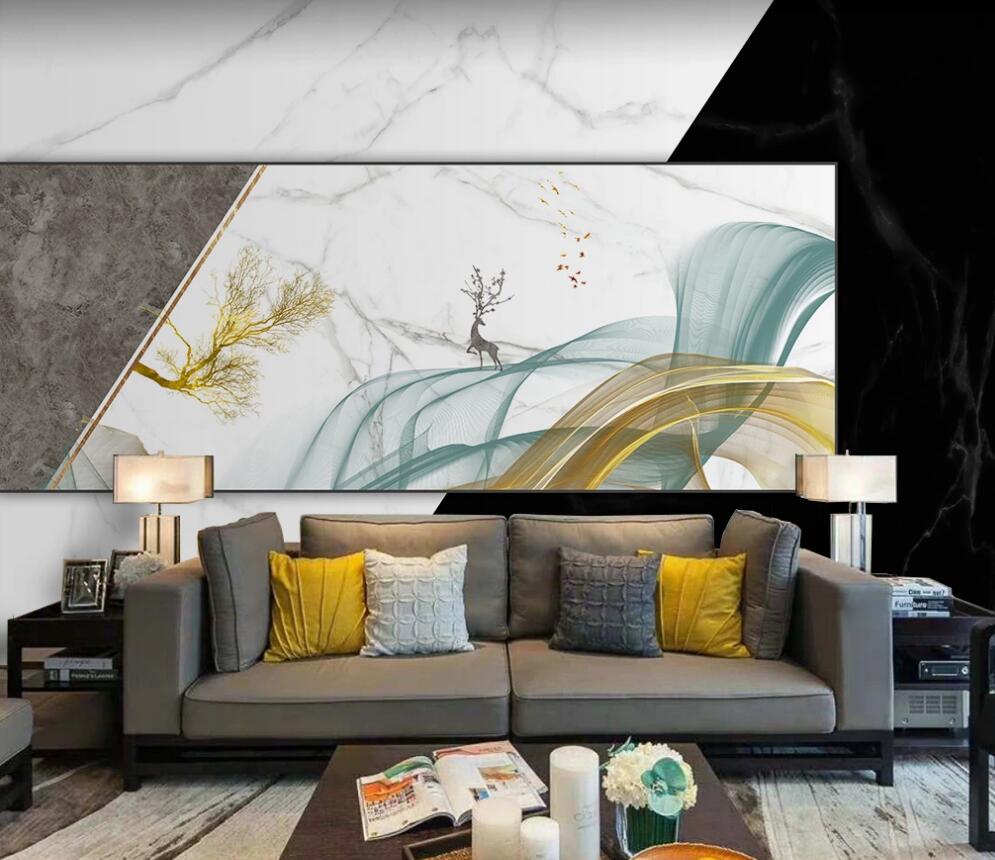 3D Stitched Color Landscape 1318 Wall Murals