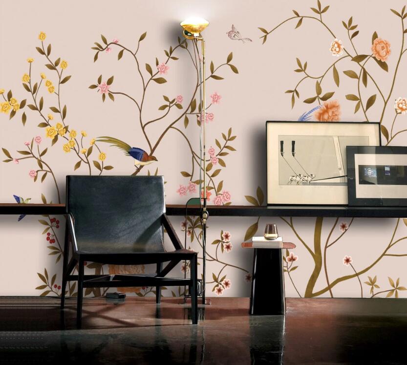 3D Little Flowers In Spring 1858 Wall Murals