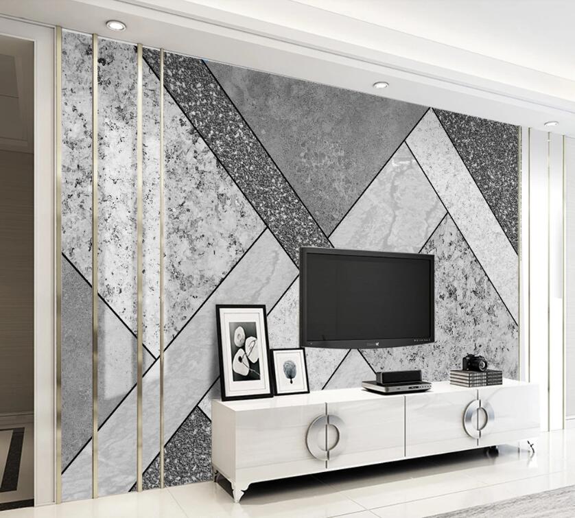 3D Different Gray Texture Stitching 1930 Wall Murals