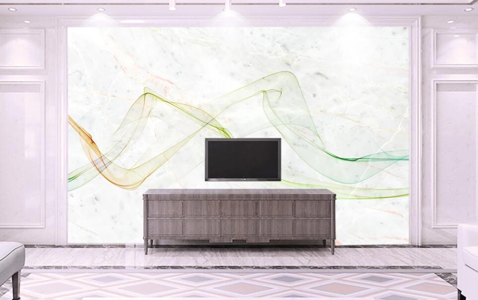 3D Elegant And Transparent Ribbon 2128 Wall Murals