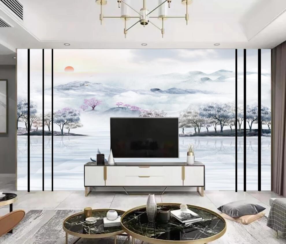 3D Elegant And Comfortable Landscape 1263 Wall Murals