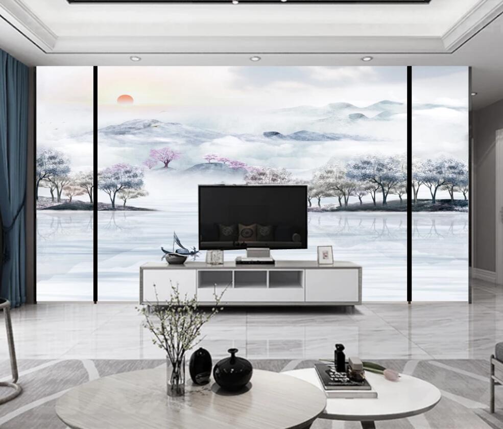 3D Elegant And Comfortable Landscape 1263 Wall Murals