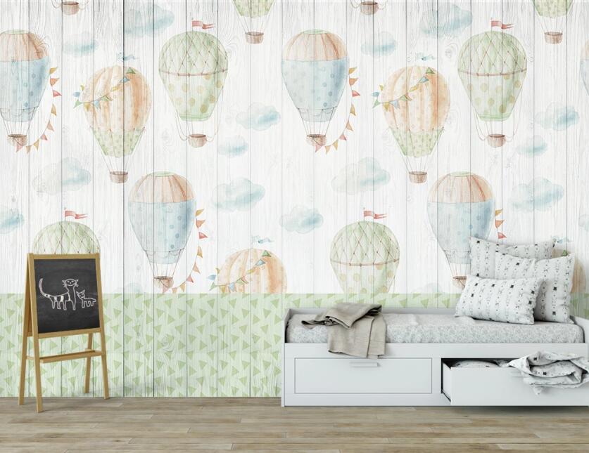 3D Elegant Arrangement Of Hot Air Balloons 2496 Wall Murals