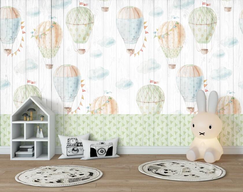 3D Elegant Arrangement Of Hot Air Balloons 2496 Wall Murals