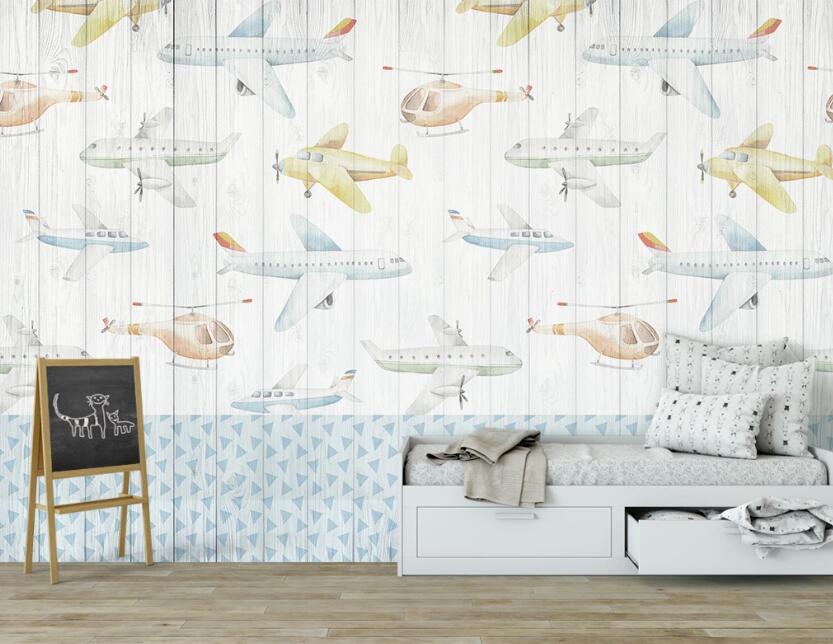 3D Elegantly Arranged Planes 2495 Wall Murals