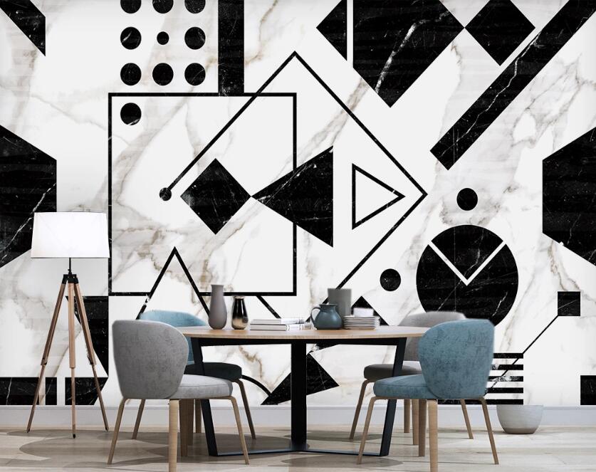 3D Different Black And White Graphics 2476 Wall Murals