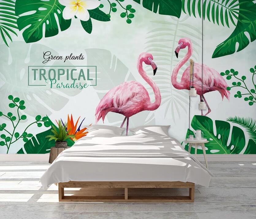 3D Green Plants 1025 Wall Murals