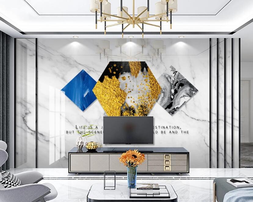 3D Diamond Pattern 313 Wall Murals