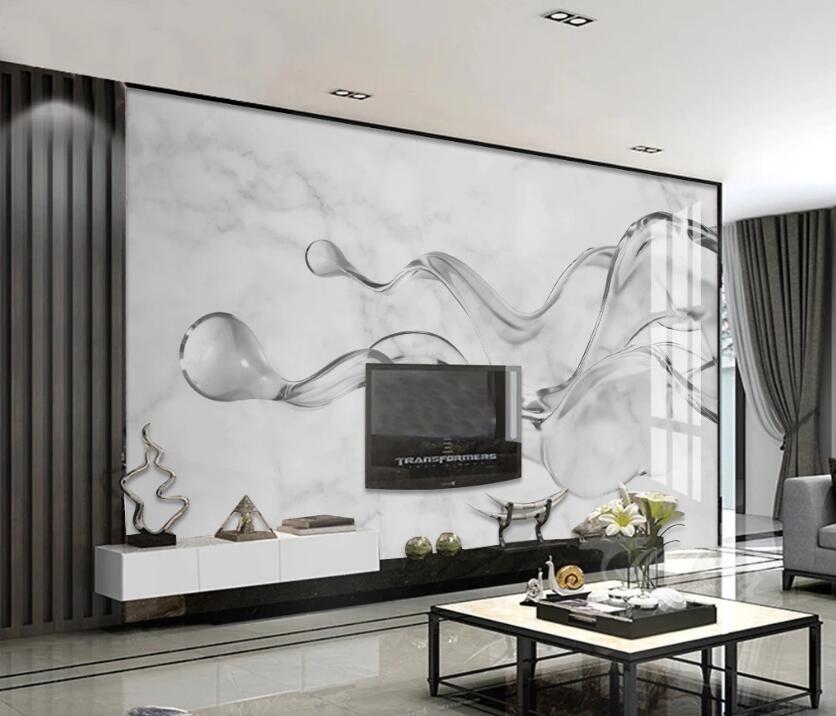 3D Elapsed Ribbon 773 Wall Murals