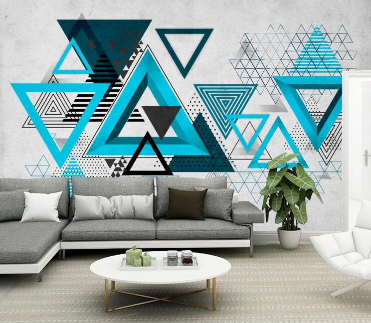 3D Shape Triangle 415 Wall Murals