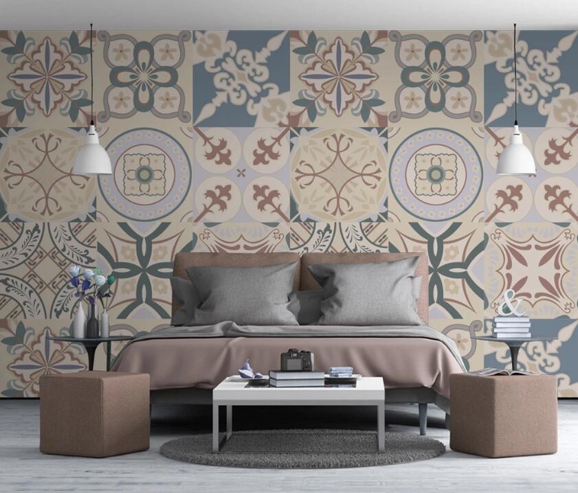 3D Different Patterns 576 Wall Murals