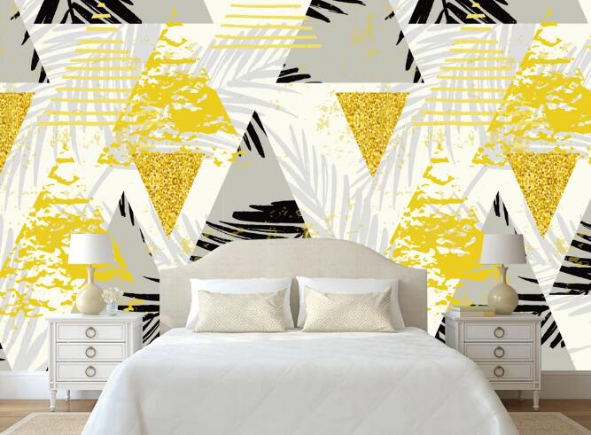 3D Showy Triangle 354 Wall Murals