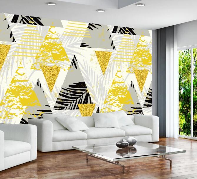 3D Showy Triangle 354 Wall Murals