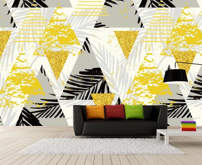 3D Showy Triangle 354 Wall Murals