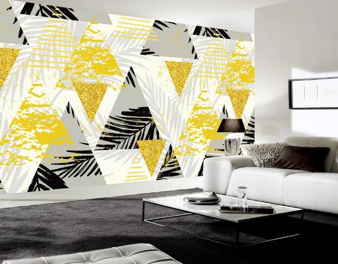 3D Showy Triangle 354 Wall Murals