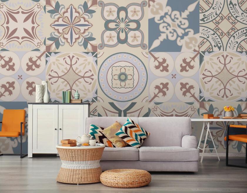 3D Different Patterns 538 Wall Murals