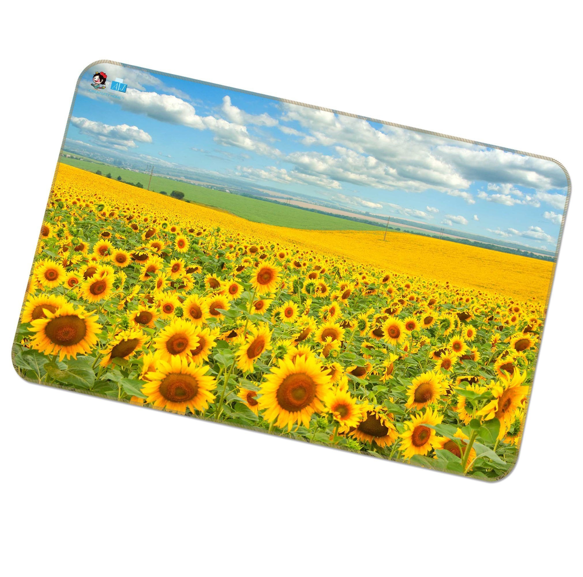 3D Sunflower Field 455 Non Slip Rug Mat Mat AJ Creativity Home 