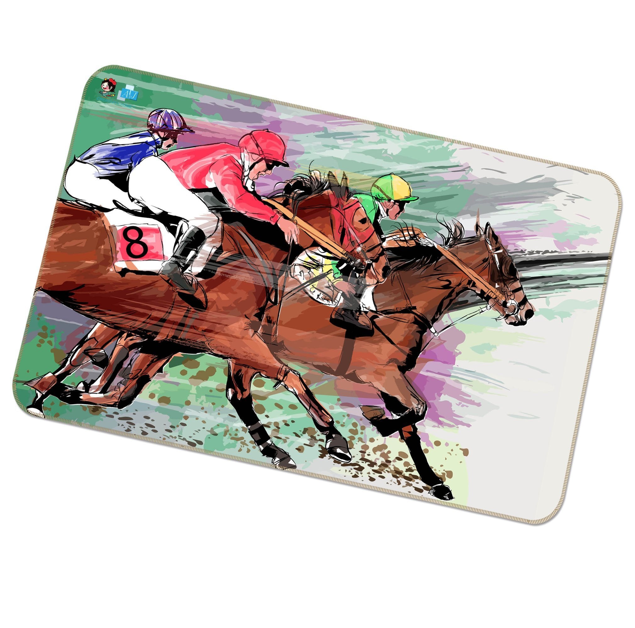 3D Match Horse 114 Non Slip Rug Mat Mat AJ Creativity Home 