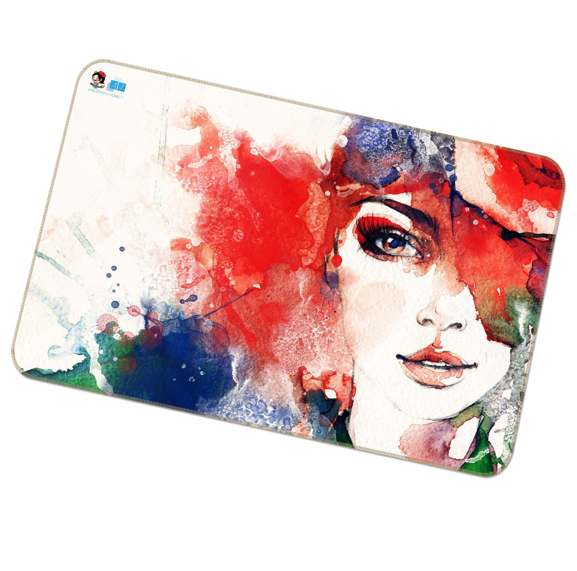 3D Painting Woman 511 Non Slip Rug Mat Mat AJ Creativity Home 