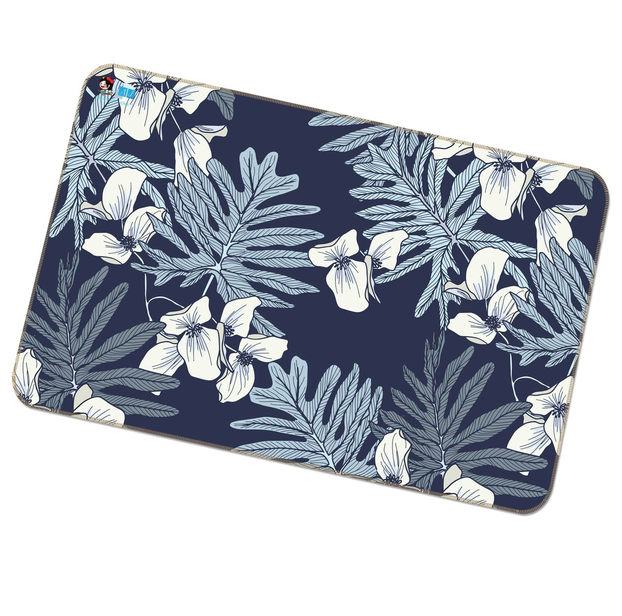 3D Bougainvillea Pattern 118 Non Slip Rug Mat Mat AJ Creativity Home 