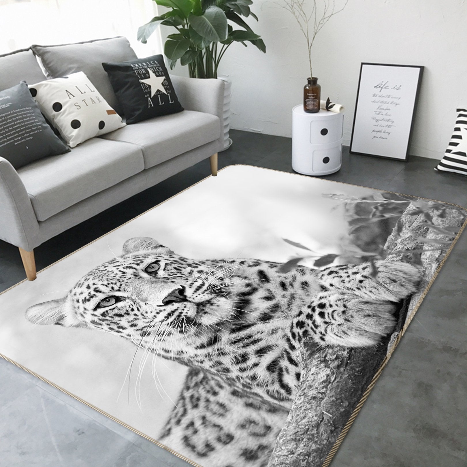3D Tawny 640 Animal Non Slip Rug Mat Mat AJ Creativity Home 