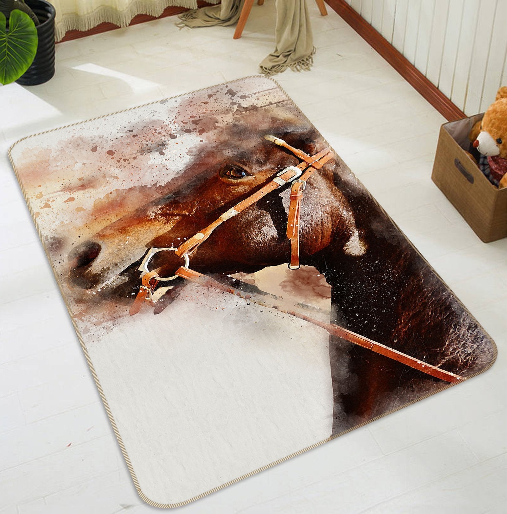 3D Horse 594 Animal Non Slip Rug Mat Mat AJ Creativity Home 