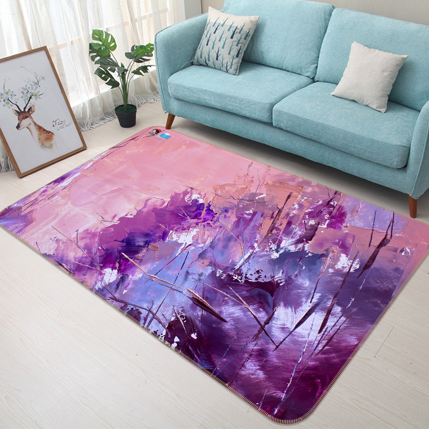 3D Oil Painting 186 Non Slip Rug Mat Mat AJ Creativity Home 