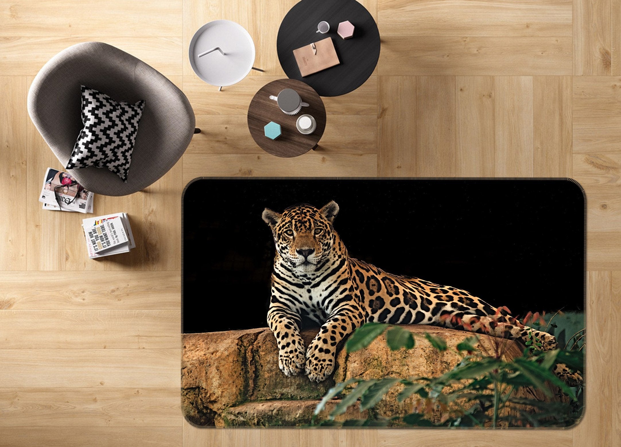 3D Tiger 602 Animal Non Slip Rug Mat Mat AJ Creativity Home 