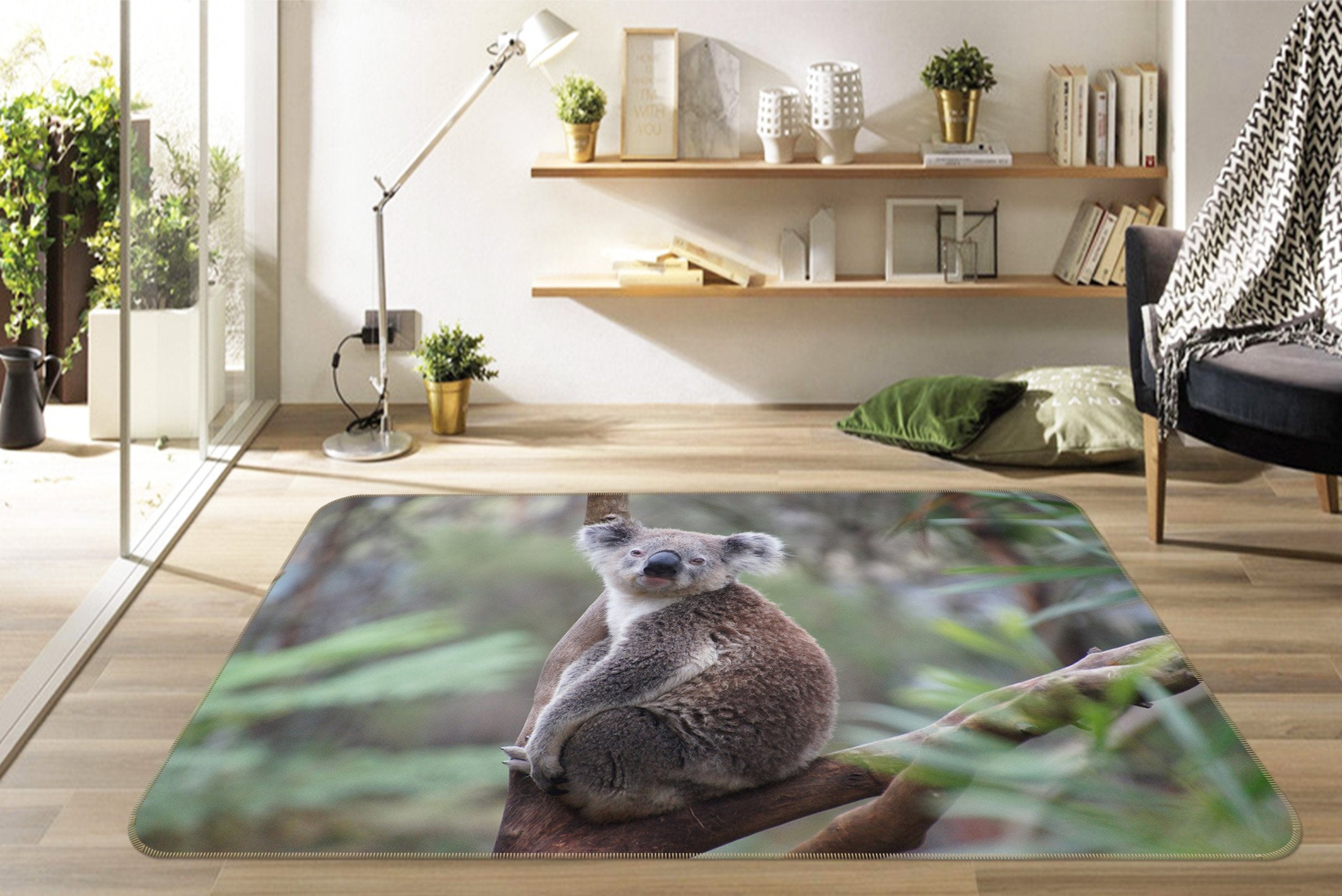 3D Koala 604 Animal Non Slip Rug Mat Mat AJ Creativity Home 