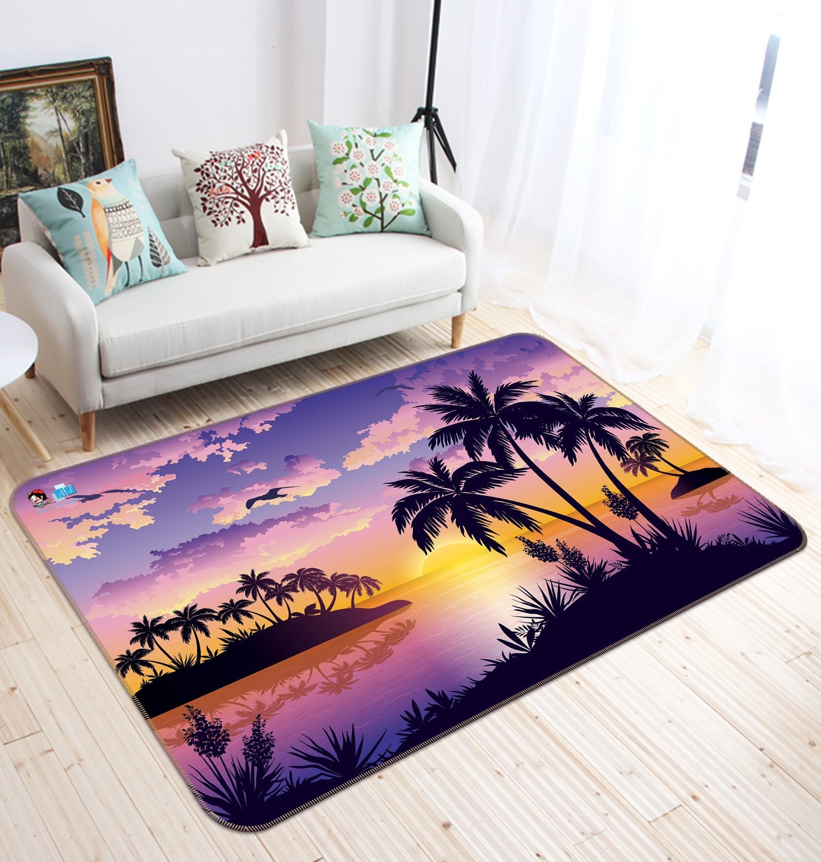 3D Lake Coco 491 Non Slip Rug Mat Mat AJ Creativity Home 