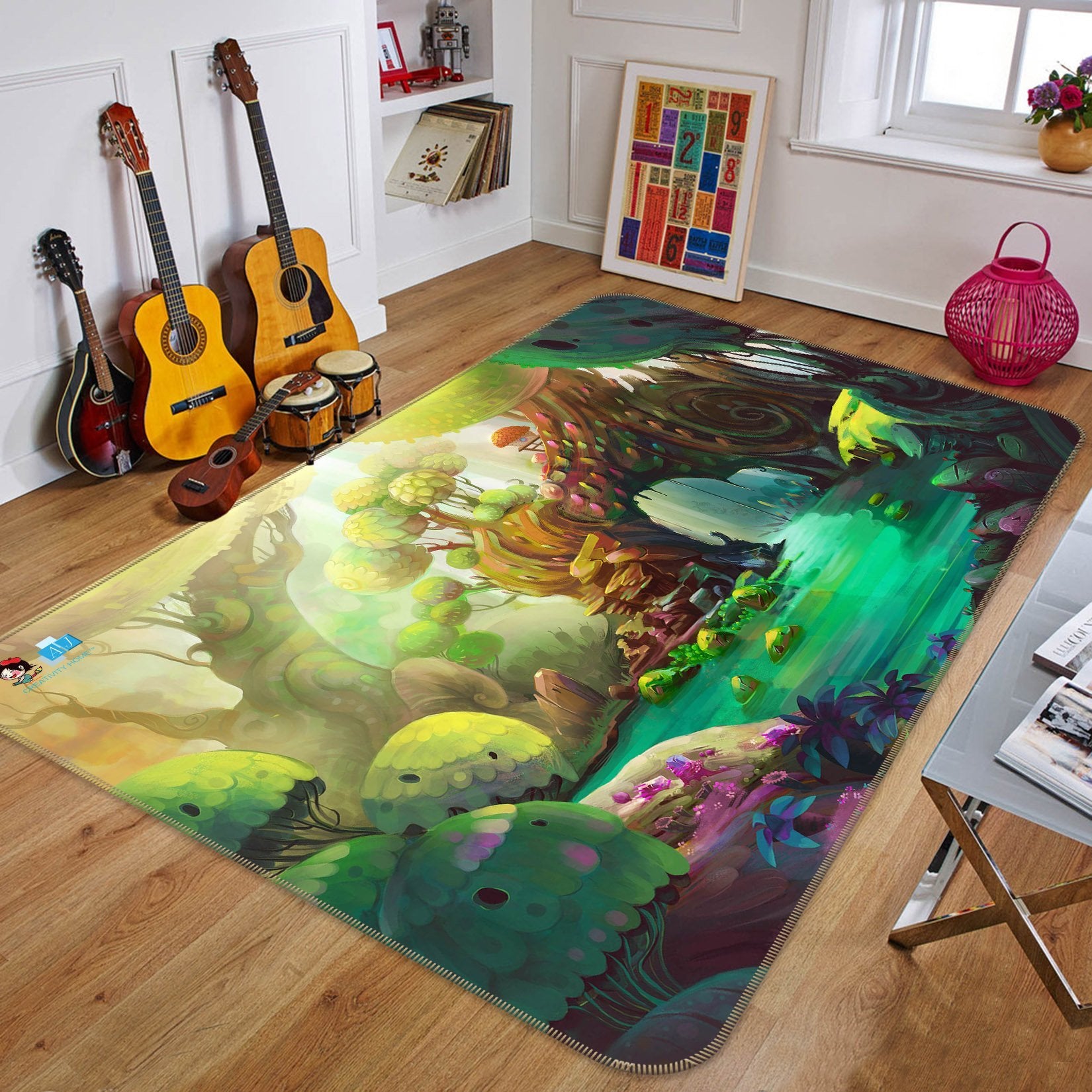 3D Painting Forest 655 Non Slip Rug Mat Mat AJ Creativity Home 