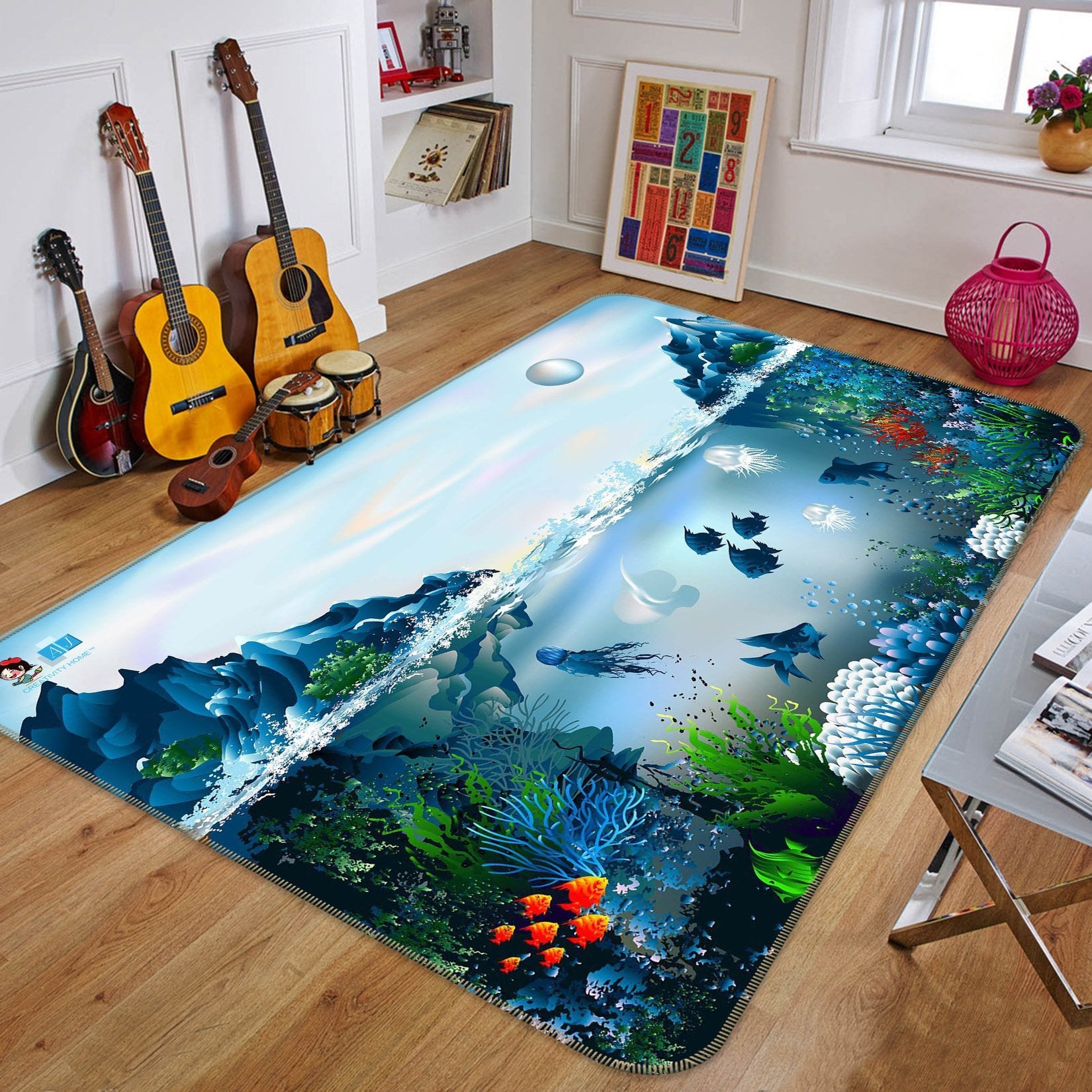 3D Marine Fish 627 Non Slip Rug Mat Mat AJ Creativity Home 