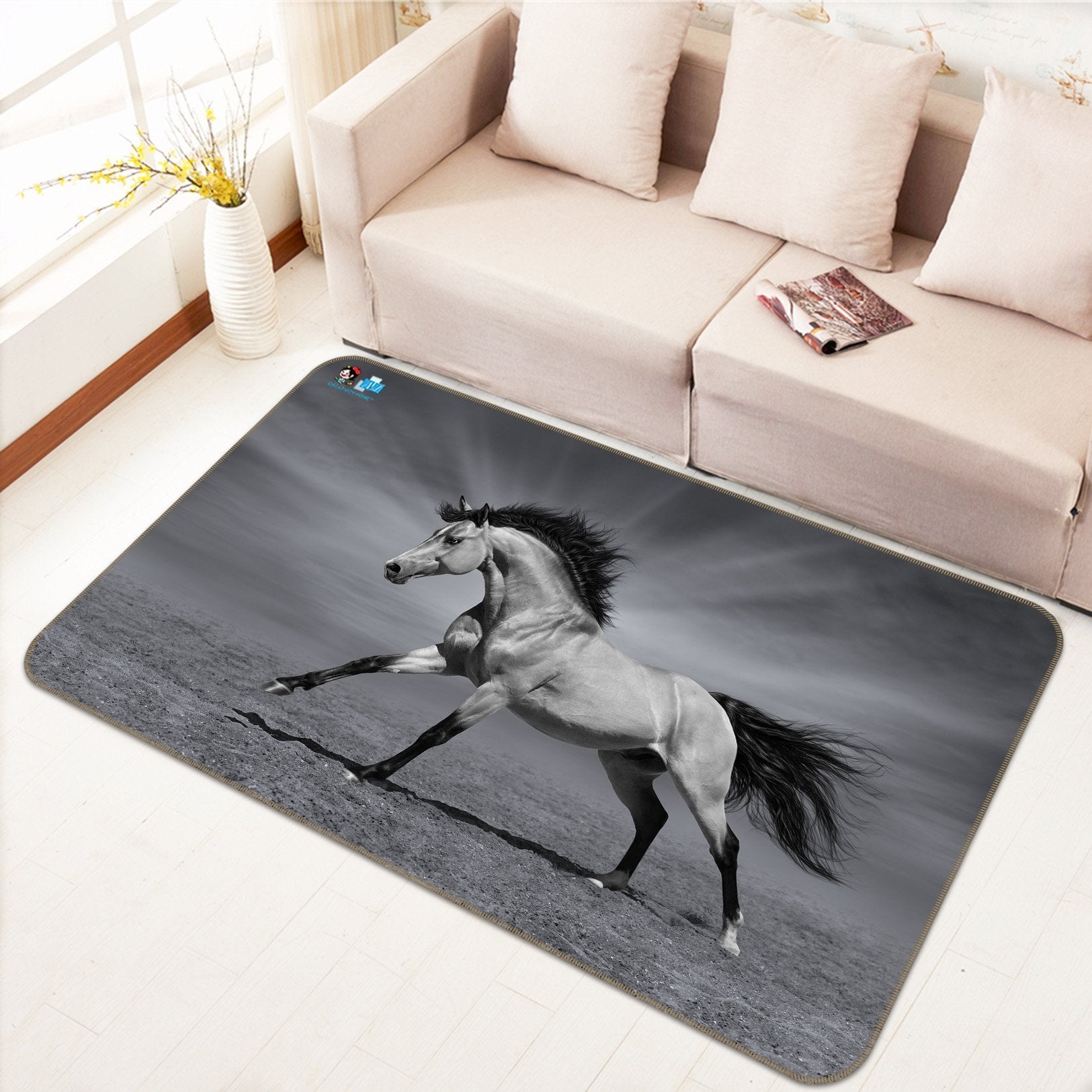 3D Horse Hair 549 Non Slip Rug Mat Mat AJ Creativity Home 