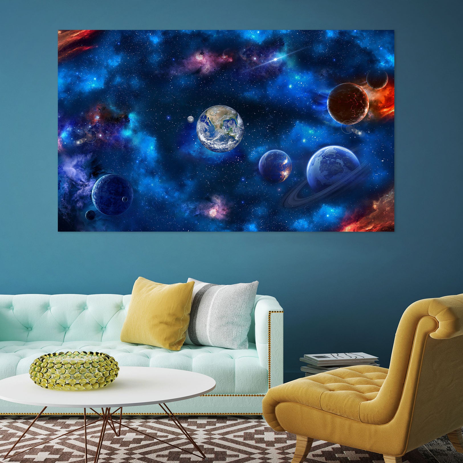 3D Planet Universe 1099 Wall Sticker