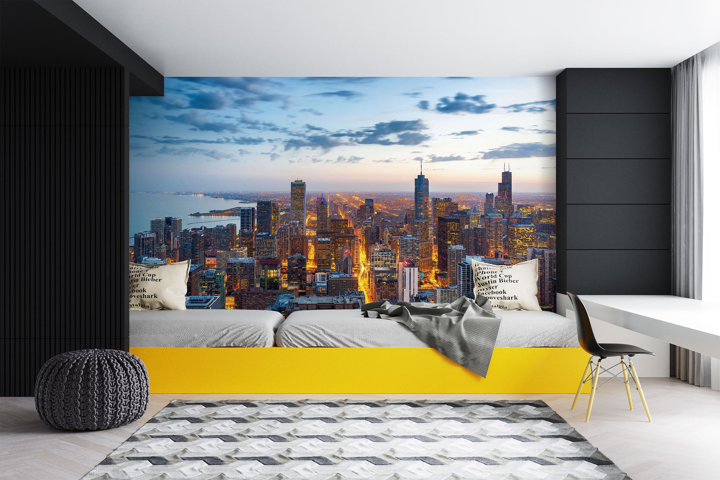 3D City High-Rise 90229 Alius Herb Wall Mural Wall Murals