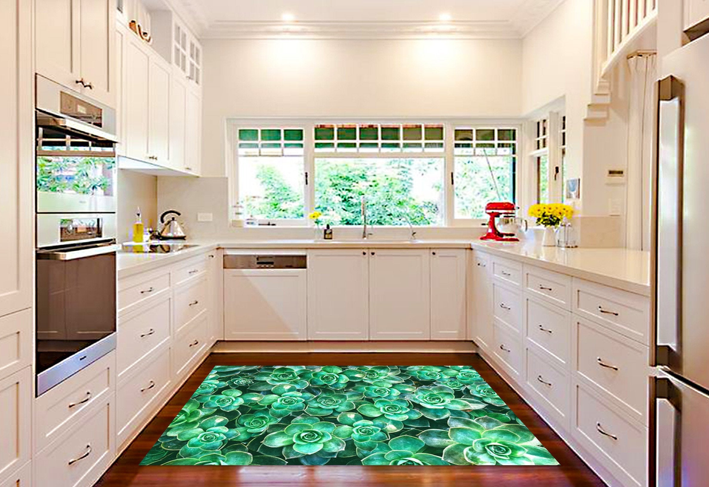 3D Pretty Plants 150 Kitchen Mat Floor Mural Wallpaper AJ Wallpaper 