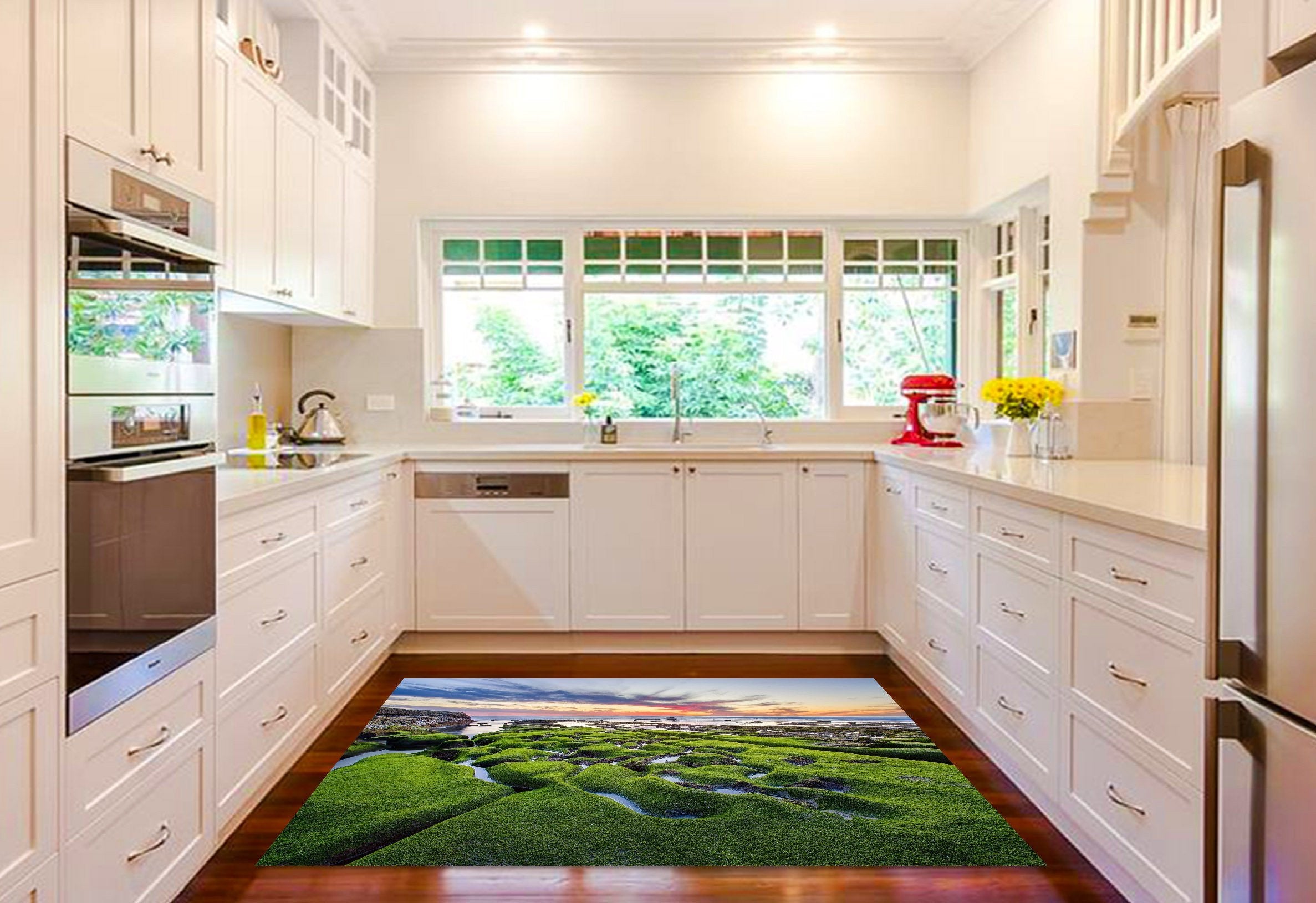 3D Seaside Swamp 104 Kitchen Mat Floor Mural Wallpaper AJ Wallpaper 