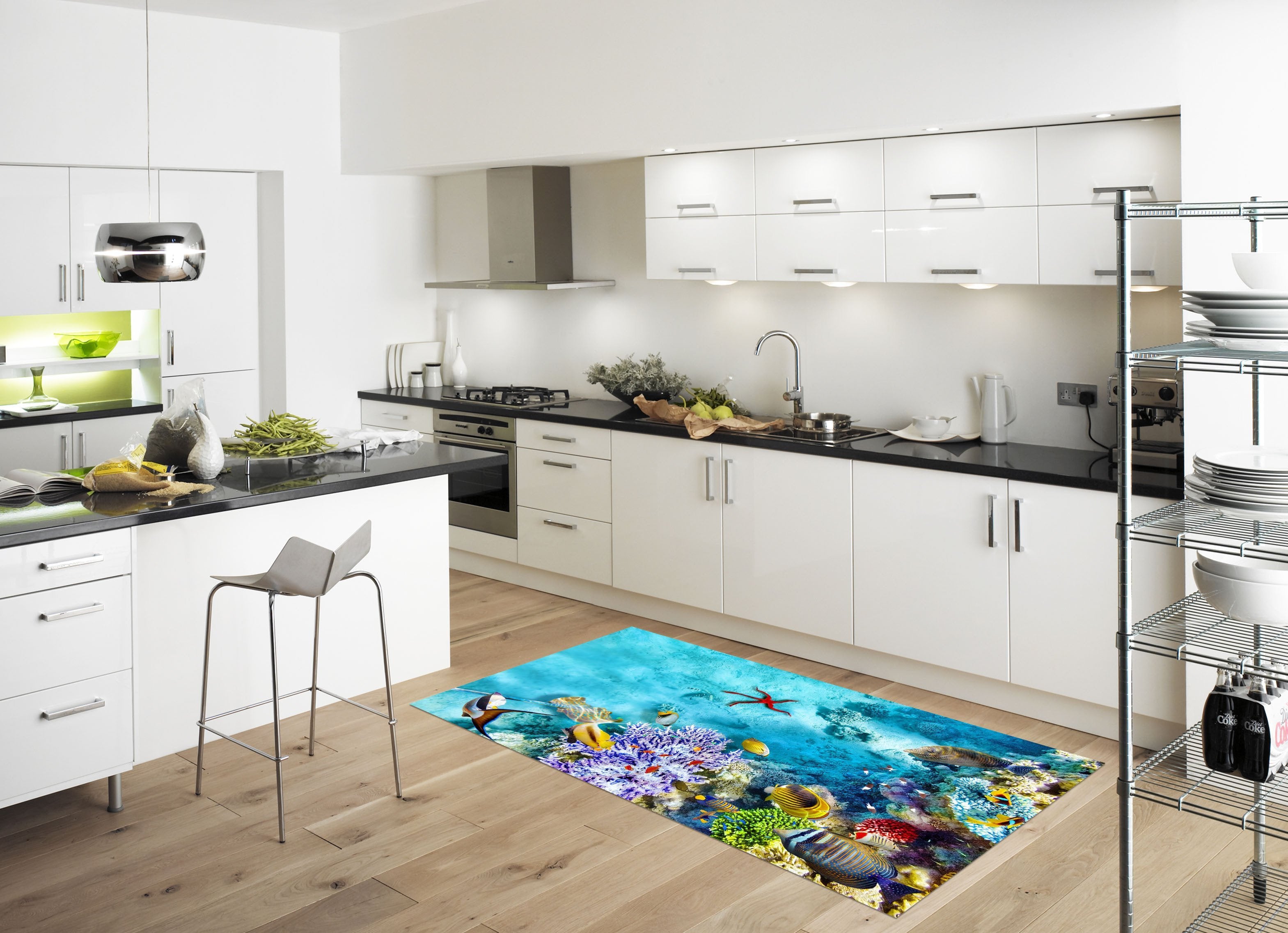 3D Flash Seabed 11 Kitchen Mat Floor Mural Wallpaper AJ Wallpaper 