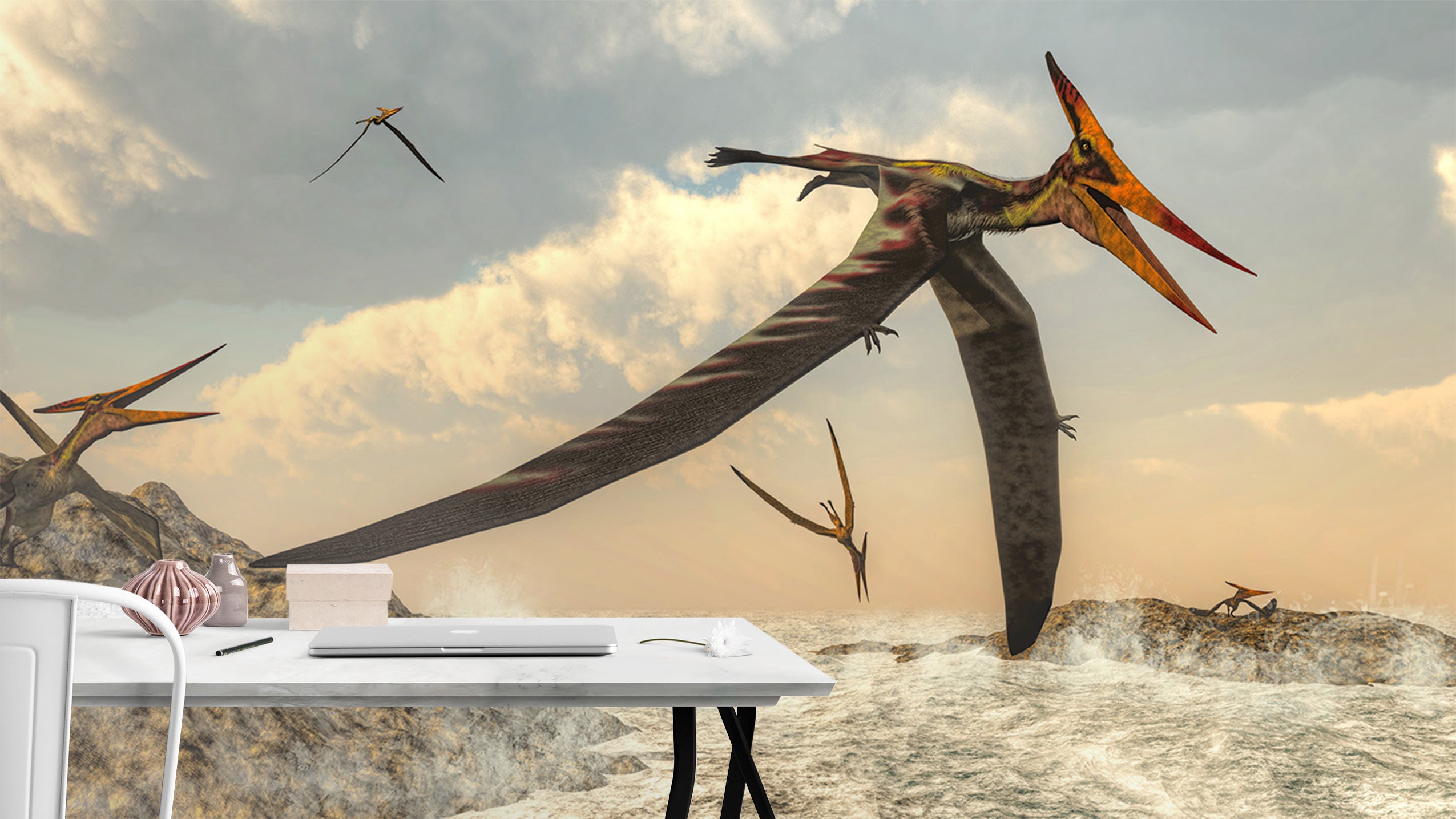 3D Pterosaur 1543 Wall Murals