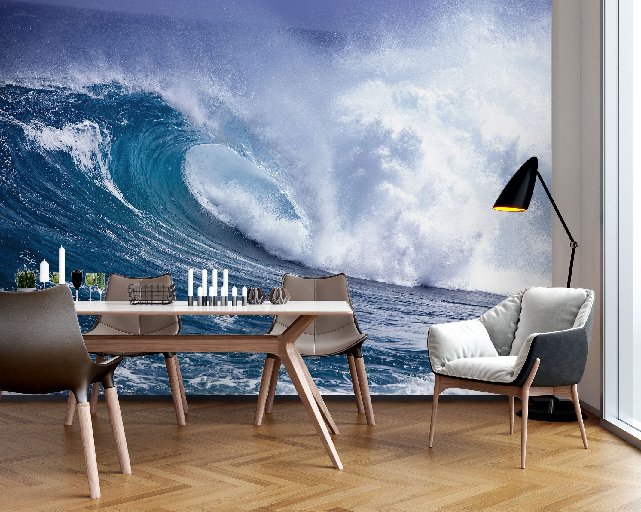 3D Waves 57172 Wall Murals