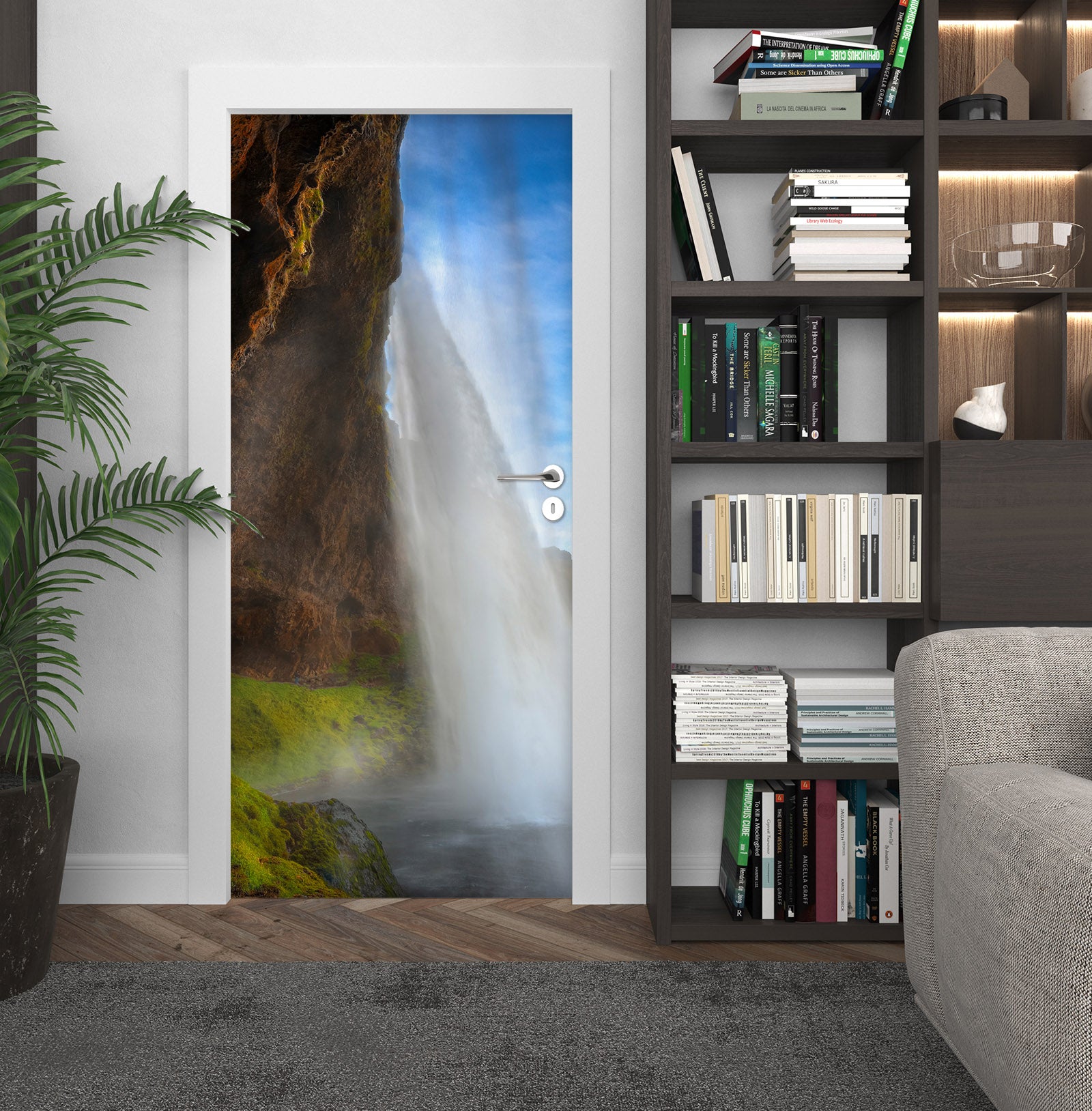 3D Waterfall 11535 Marco Carmassi Door Mural